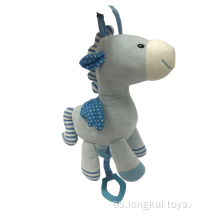 Caballo azul con musical